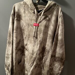 Men's Olive Tie-Dye Hoodie